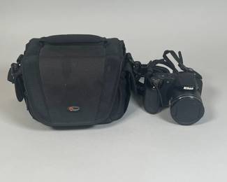 Nikon Coolpix L320 Digital Camera With Camera Strap And Lowepro Bag