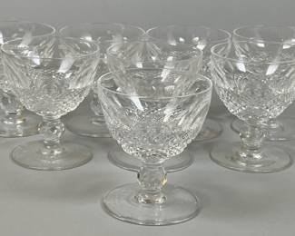 Set Of Waterford Colleen Short Stem Crystal Liquor Cocktail Glasses (8)