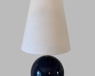 Kate Spade Dark Blue Sphere Table Lamp