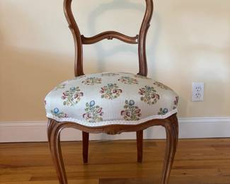 French Provincial Style Carved Side Chair