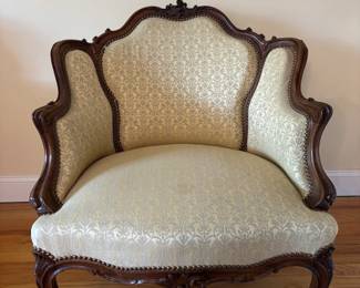 French Louis XV Style Berger Arm Chair