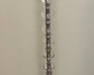Lucite Stacked Ball Floor Lamp