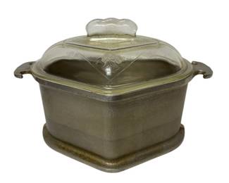 Mid Century Aluminum Triangle Pot