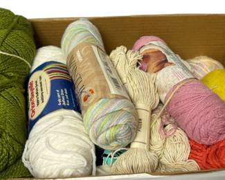 Box of NEW Yarn