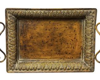 Large Metal Decorative Tray