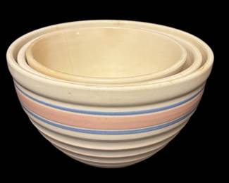 Vintage McCoy Pottery Mixing Bowls