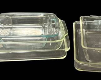 Clear Glass Pyrex Baking Dishes