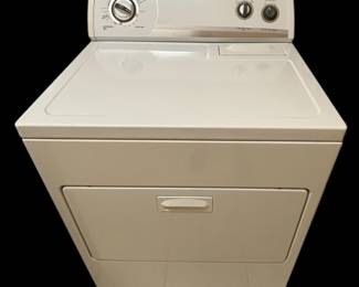 White Whirlpool Electric Dryer