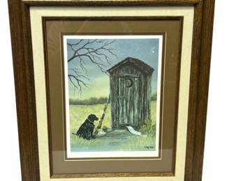 June Cates Framed and Matted Giclee