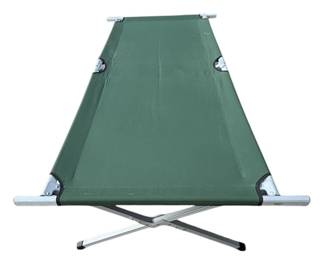 XL Green Canvas Cot