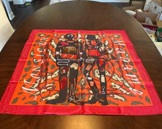 New Hermes scarf. Bought at Hermes boutique in Paris.