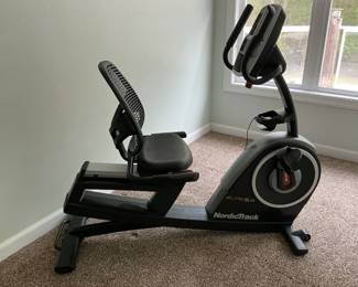 Nordic track electric stationary bike. Rarely used.