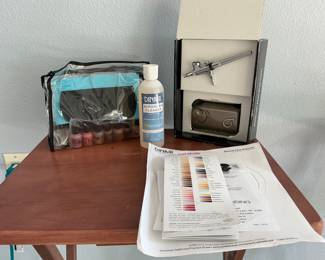 New Dinair airbrush makeup kit.