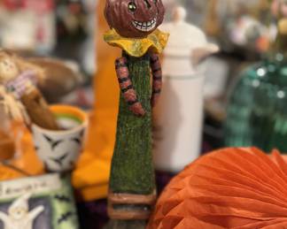 Pumpkin head figure