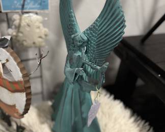 Tall Teal Angel