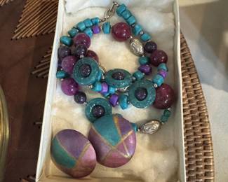 Earrings and Necklace Set