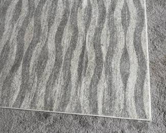 Wavy Gray 5x7 Rug