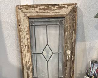 4' Rustic Stained Glass As Is