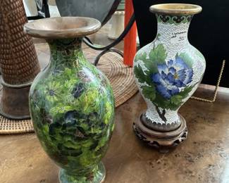 Cloissonne Vases
