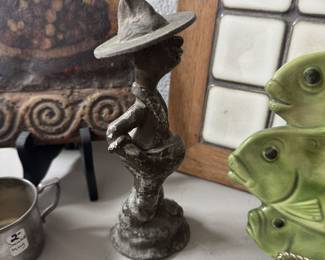 Cast Iron Rustic HillBIlly with Potbelly