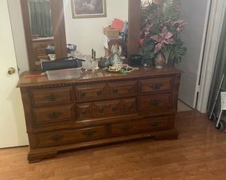 Large Mirrored Dresser