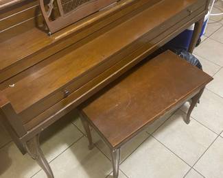Piano and Bench