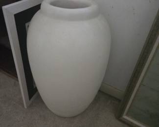 Large Matte White Floor Vase	Minimalist, contemporary ceramic vase in matte white. Great for floor placement or dried arrangements.
