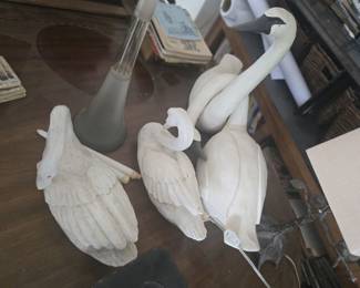 Hand-Carved Bird of Prey Sculpture (Wall-Mounted)	Realistic carved bird of prey in flight, mounted on wall with wooden base. Great for rustic, lodge, or nature-themed decor.
