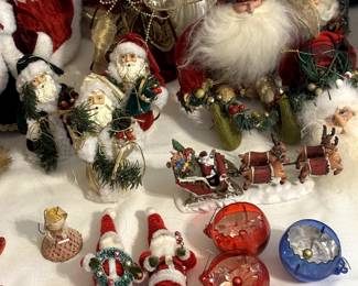 Vintage Christmas tree ornaments