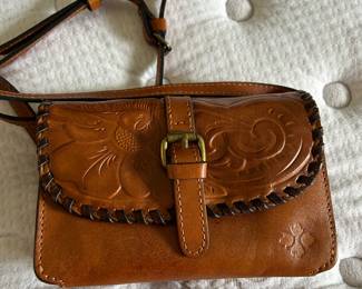 Patricia Nash Torri tooled crossbody purse