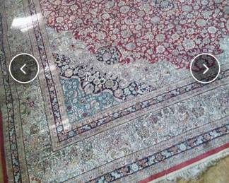 Handmade Silk Carpet Classical Oriental Design