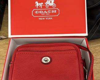 Coach mini bag in box