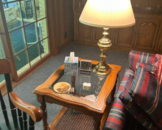 Part of a coffee and end table set