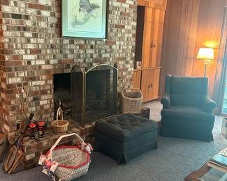 Chair & footstool