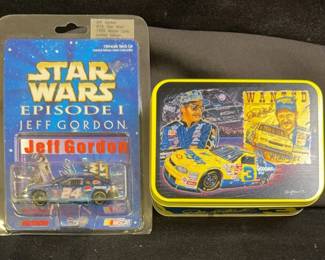 Jeff Gordon Star Wars Episode 1 And Dale Earnhardt TriSet Certificate of Authenticity