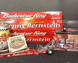 Kenny Bernstein 124 Scale Die Cast Dragsters Collector Stein More
