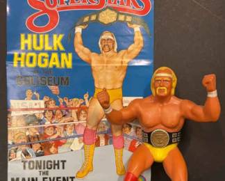 Titan Sports 1984 WWF Hulk Hogan Figurine Poster