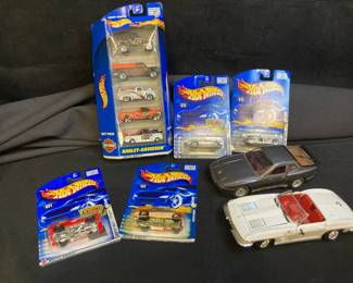 Porsche Model Cars And Harley Davidson Hot Wheels