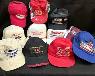 Autographed Hydroplane Racing Hats Others