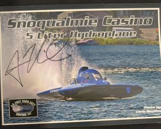 Hydroplane Signed Ephemera