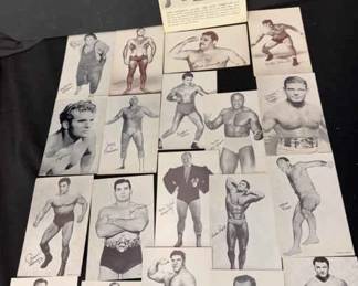 West Coast Wrestling News 1950s Greats Trading Cards