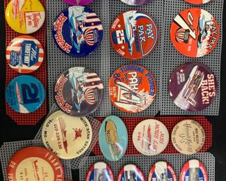 Vintage Hydroplane Buttons