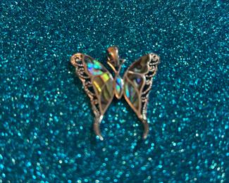 STERLING BUTTERFLY PENDANT