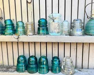 Vintage And Antique Glass Insulators