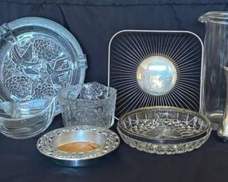 Blenko Chinese Classics Cigar Ashtray