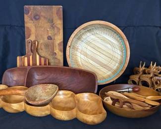 Carved Wood Dishes