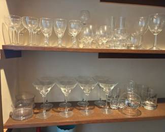Large Glassware Collection