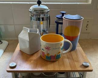 Keurig KPod Holder French Presses And Starbucks You Are Here Mug