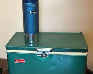 Vintage Coleman Metal Cooler