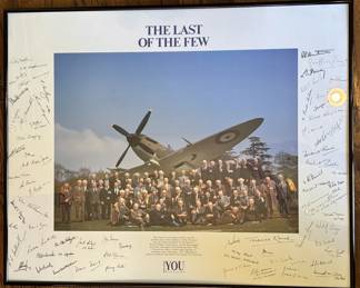 Framed 50th Anniversary Battle of Britain Picture Poster The Last of the Few